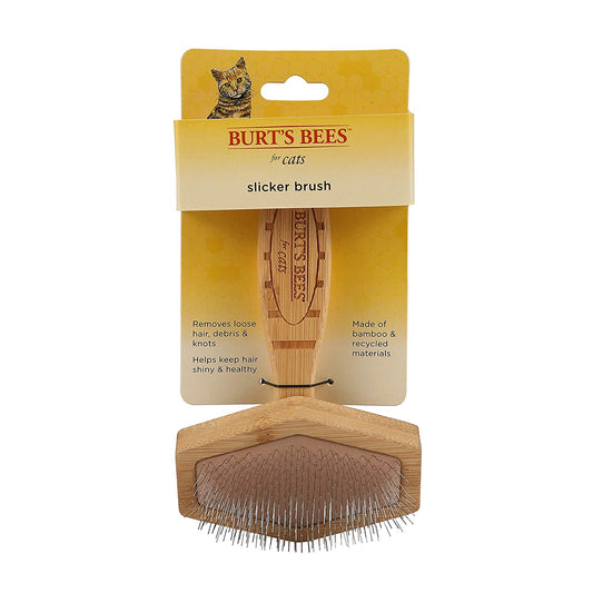 Slicker Brush for Cats - Effortlessly Removes Loose Fur & Prevents Matting for a Smooth, Healthy Coat!